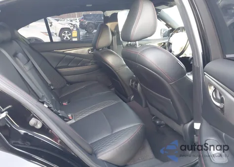 2019 Infiniti Q50 3.0T Red Sport 400 from USA, damaged, VIN JN1FV7AR4KM800400